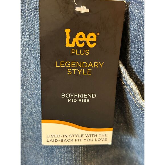 Lee Legendary Style Boyfriend Mid-Rise Jeans - Size 22 - NWT - Picture 3 of 3